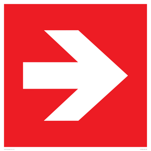 Right arrow (white on red background)
